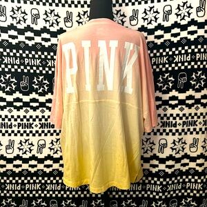NWT pink by Victoria secret varsity tee